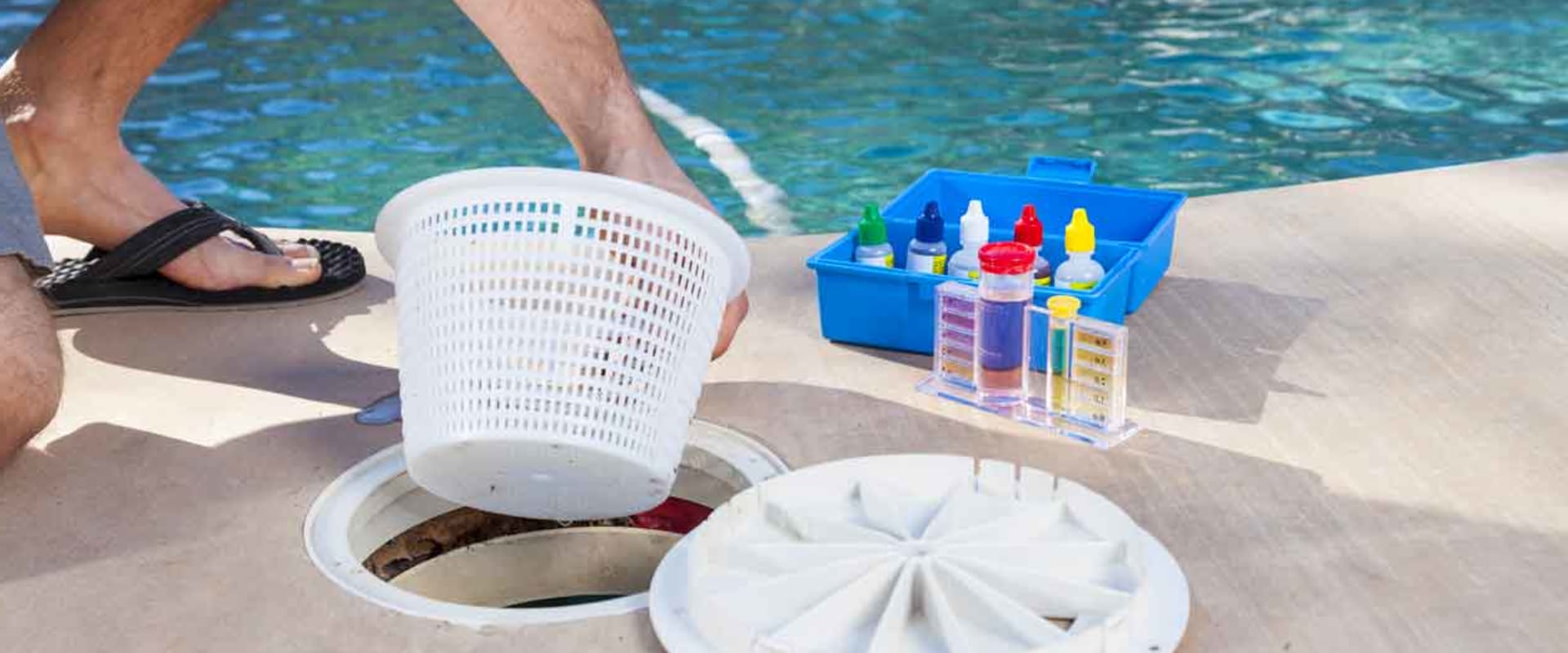 Cleaning the Skimmer Basket - Pool Maintenance Tips & Techniques